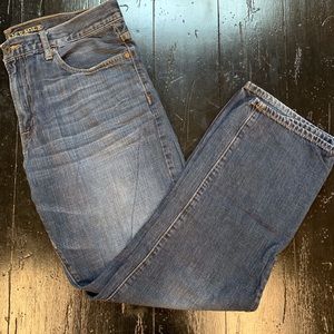American Eagle Outfitters Relaxed Straight Blue Jeans